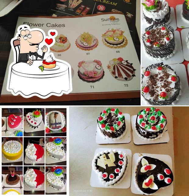 Satyam Bakery & fast food provides a selection of sweet dishes
