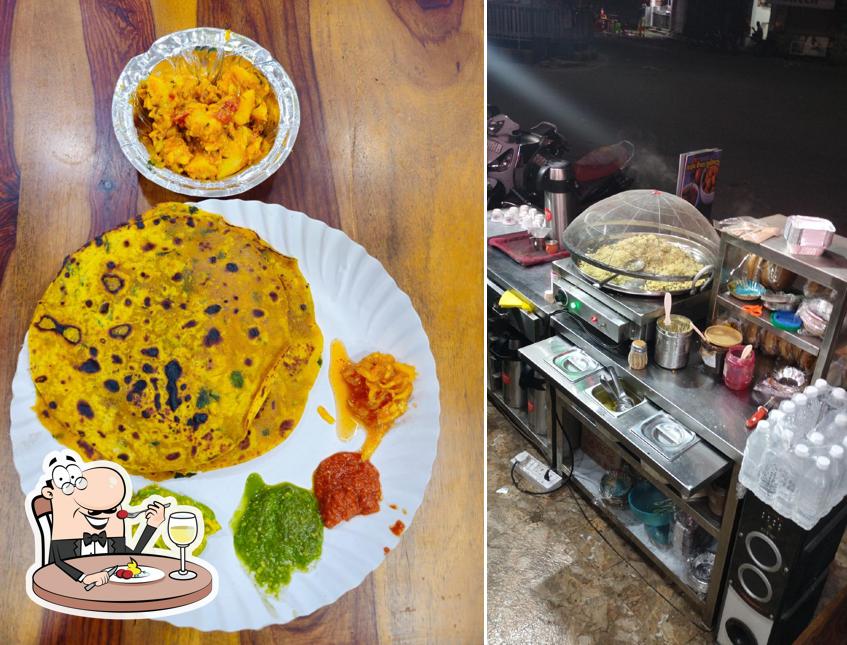 Food at Shakti hotel rajwadi chai