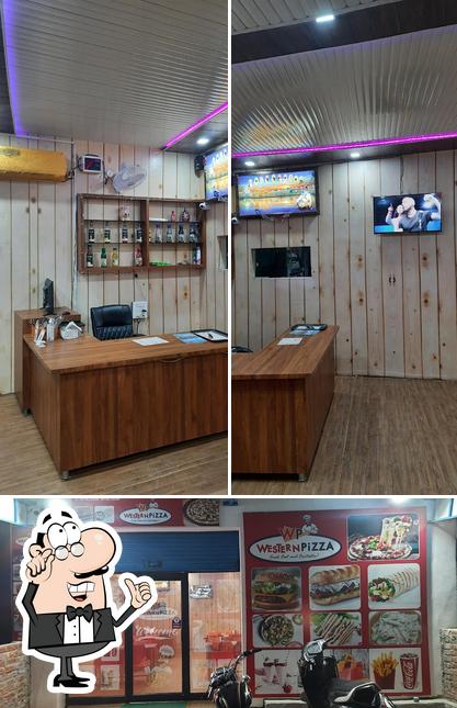 The photo of Wakhra swag saloon’s interior and burger