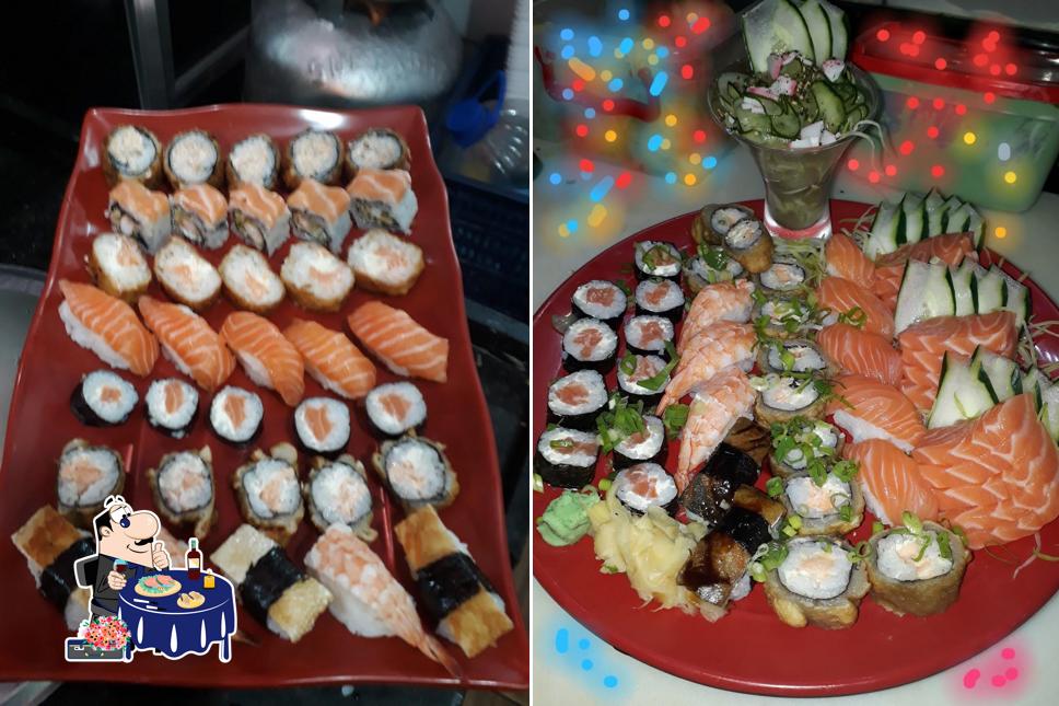 Consiga frutos do mar no Yukhi Sushi