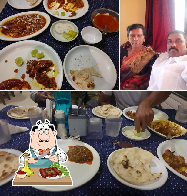Get meat meals at The Village Restaurant