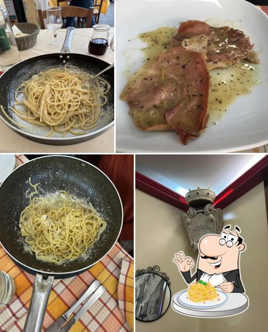 Spaghetti alla carbonara al Antica Palestrina
