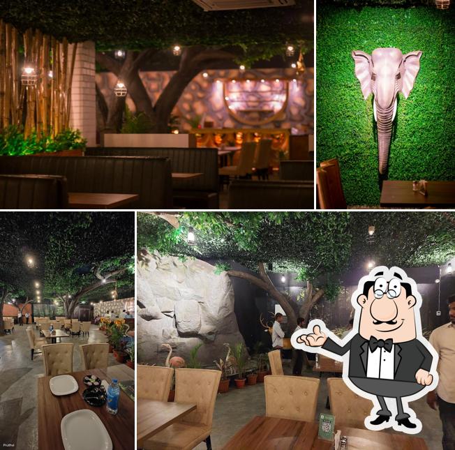 The interior of Aranyam Jungle Theme Restaurant & Takeaway Hanamkonda Warangal The interior of Aranyam Jungle Theme Restaurant & Takeaway Hanamkonda Warangal