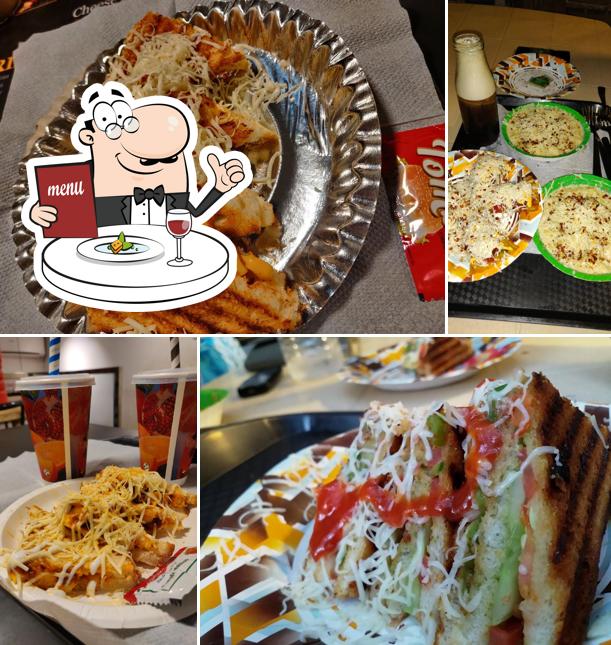 Food at The London Shakes & Cafe