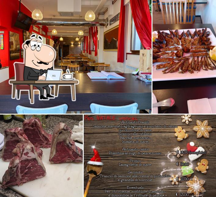 Dai un'occhiata agli interni di Leccabaffi pizzeria trattoria