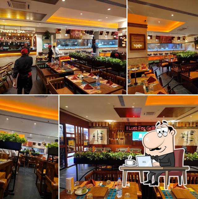 The interior of Pirates of Grill