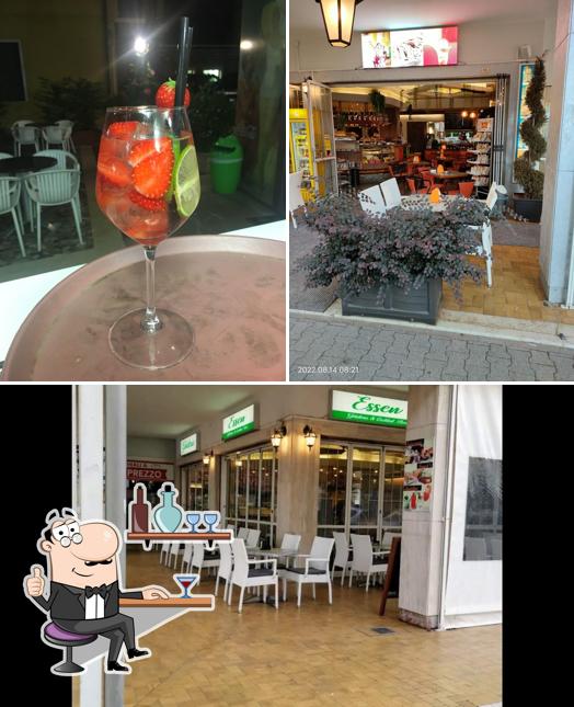 Gli interni di Essen Bar & Gelateria