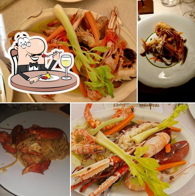 Scampi al La Tana del Pirata
