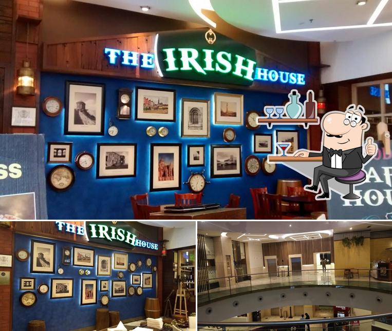 The interior of The Irish House, Kolkata