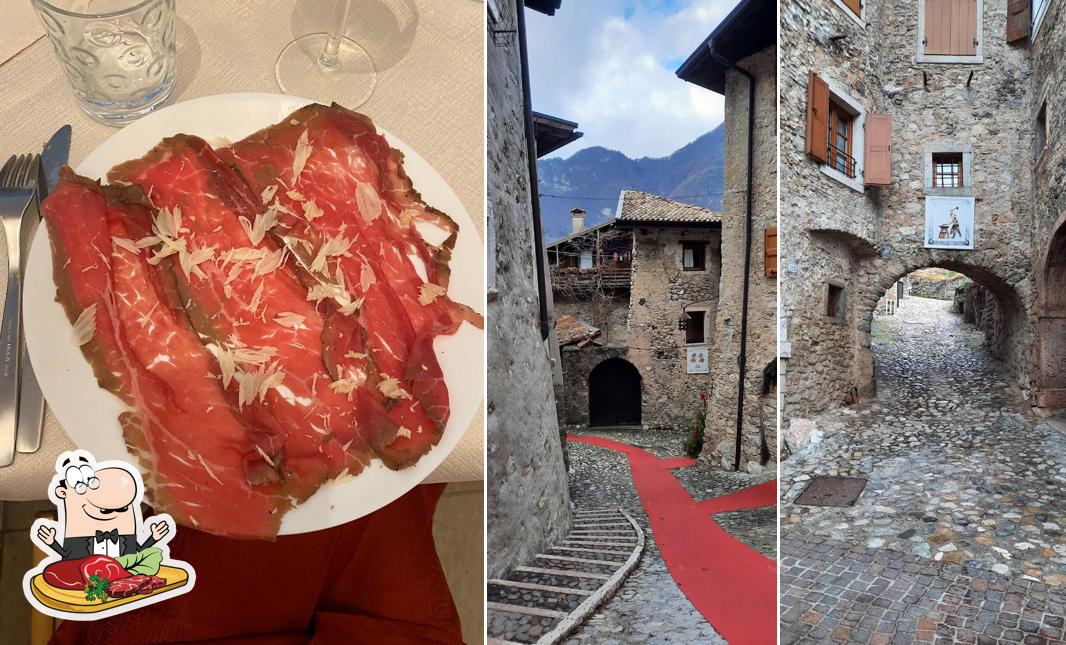 Carpaccio di manzo al Agritur Al Gallo Nero