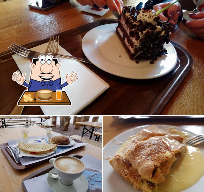 Cibo al Albergo Piz Seteur