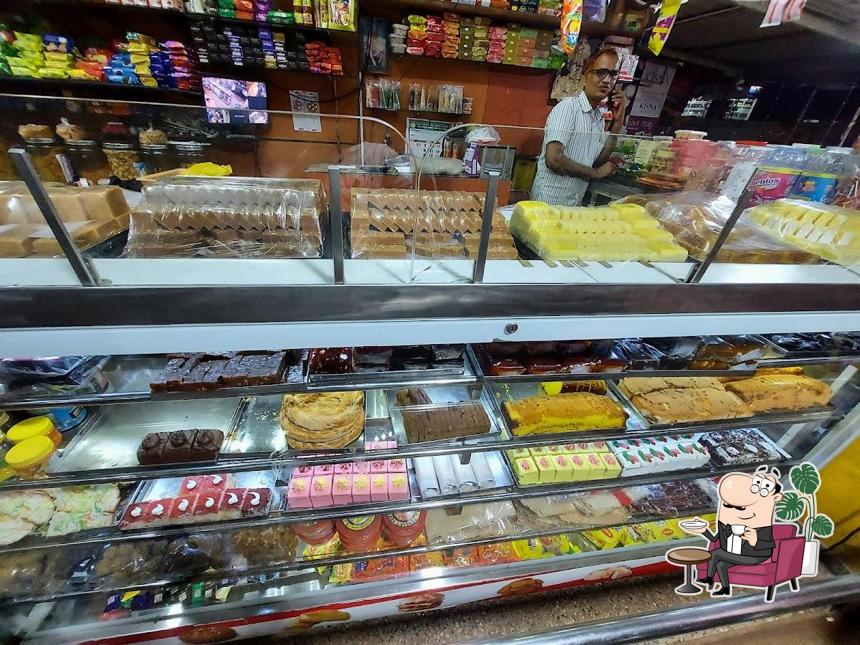 The interior of Disha Bakery