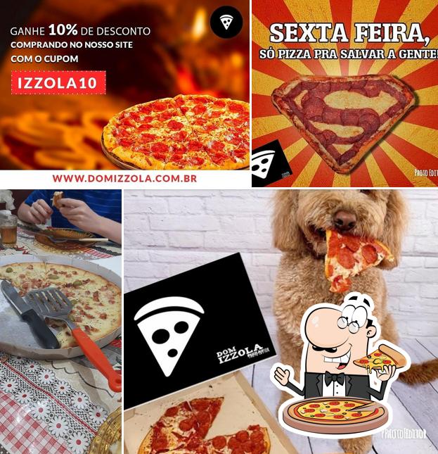 Peça diversos tipos de pizza