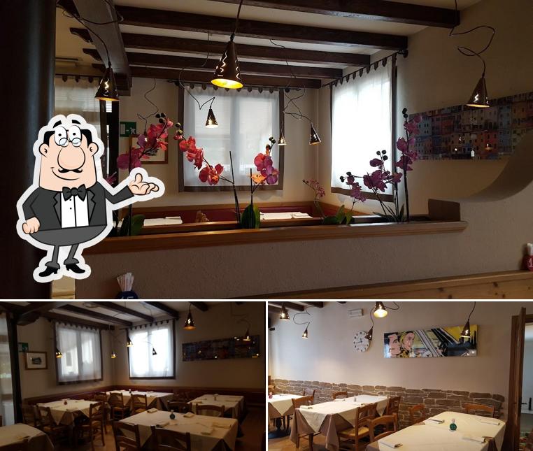Dai un'occhiata agli interni di Pizzeria California
