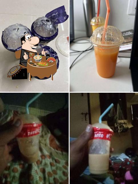 The restaurant's food and drink