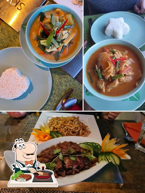 Scegli i piatti di carne a Dachrestaurant Sky Asia