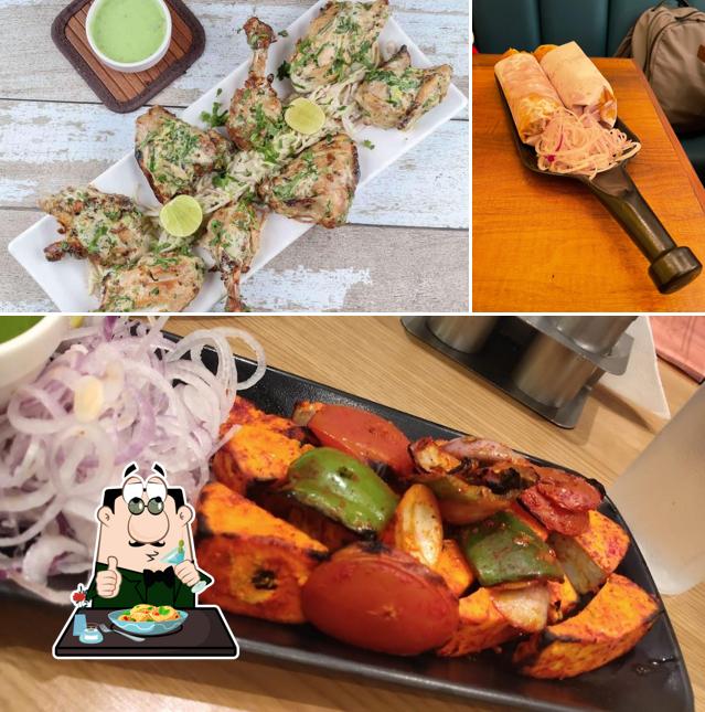 Food at Shadab's Kebabs