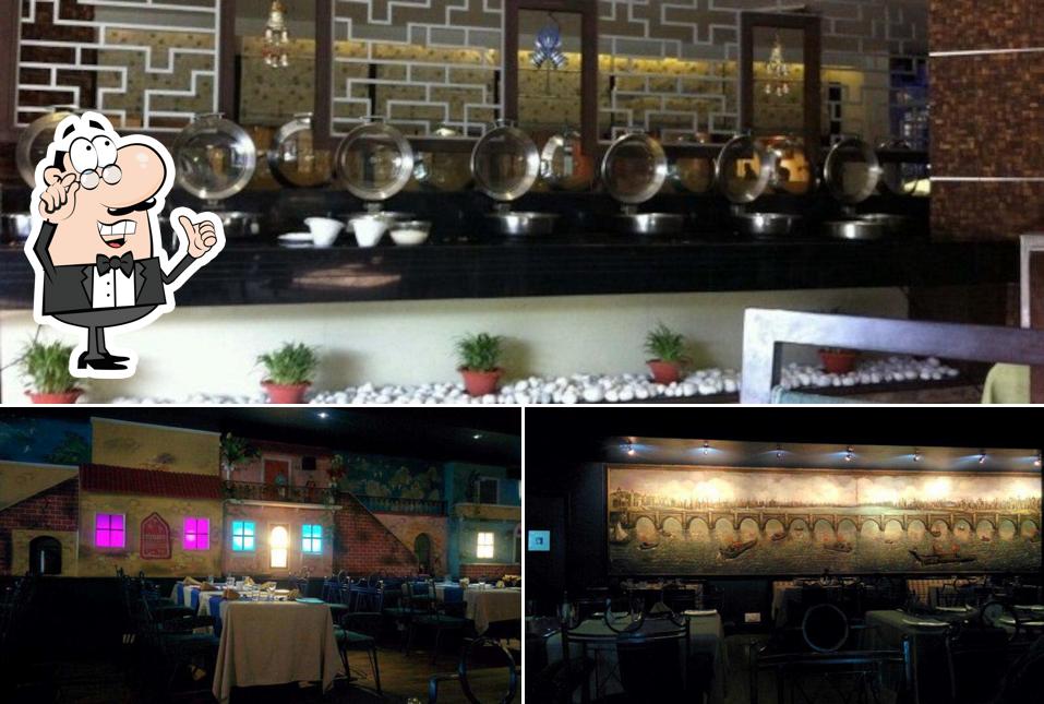 The interior of Chandan Restaurant