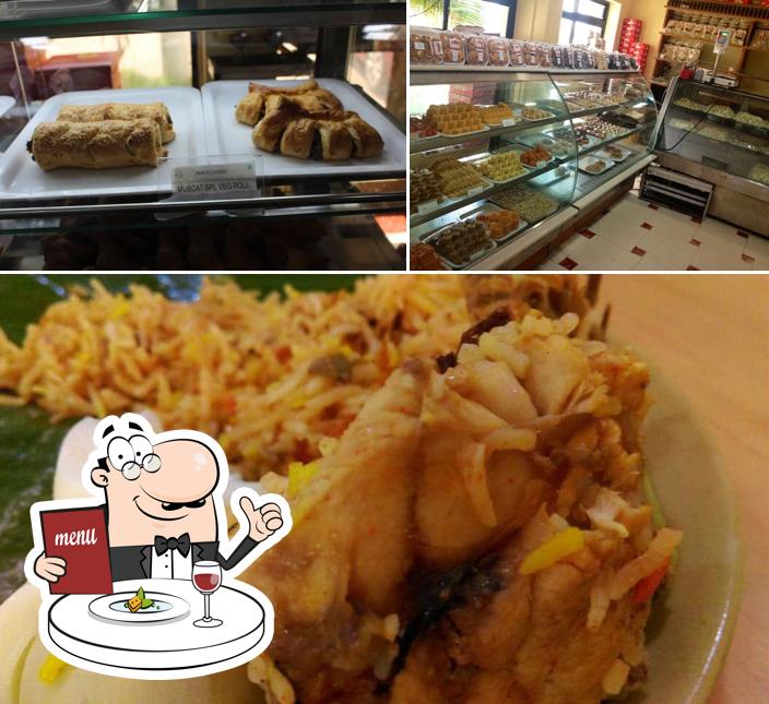 Food at Muscat bakery & Restaurants
