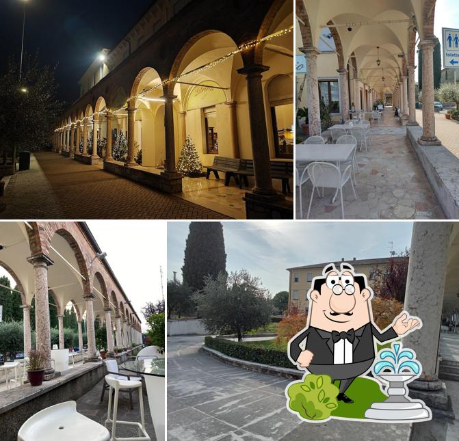 Puoi goderti l'aria fresca dal dehors di Albergo Locanda Al Santuario - Madonna del Frassino