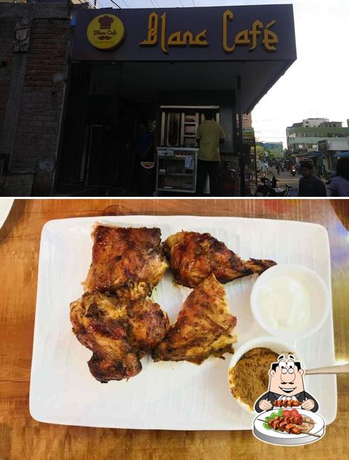 Food at Blanc cafe