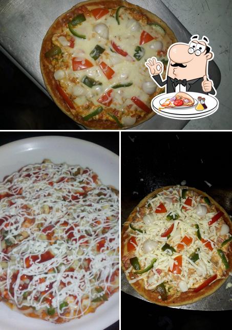 Order pizza at Golden Restaurant