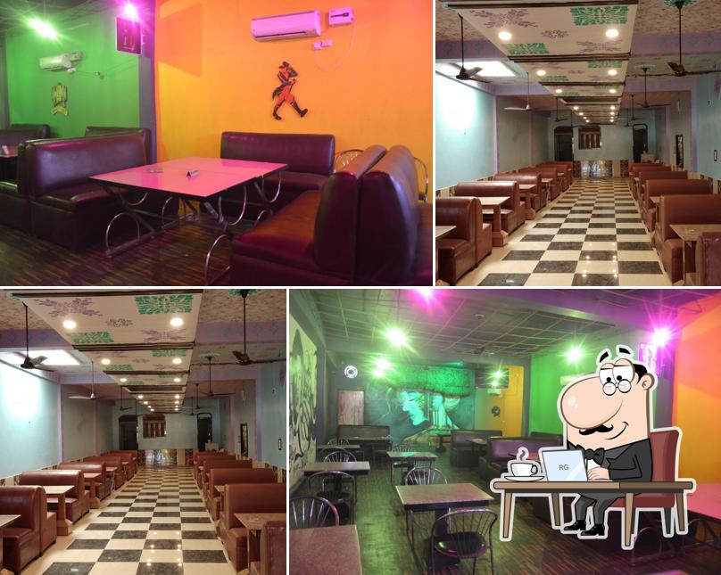 The interior of Haryana Palace Restaurant