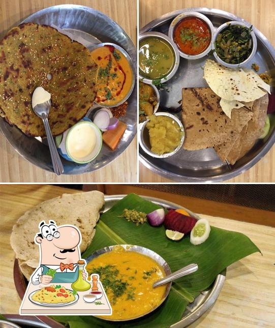 Food at Girija juice bar