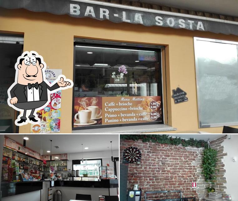 Gli interni di La Sosta