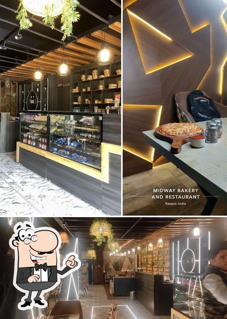 The interior of Midway Bakery and Restaurant