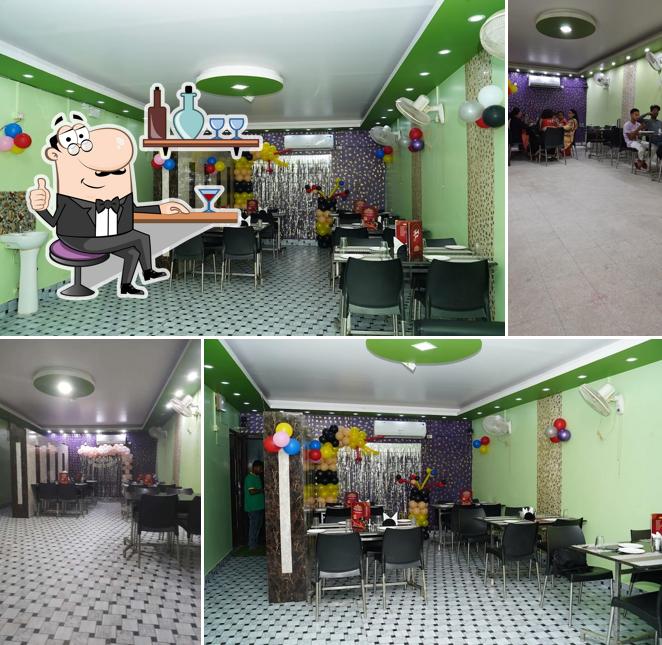 The interior of Mirch Masala