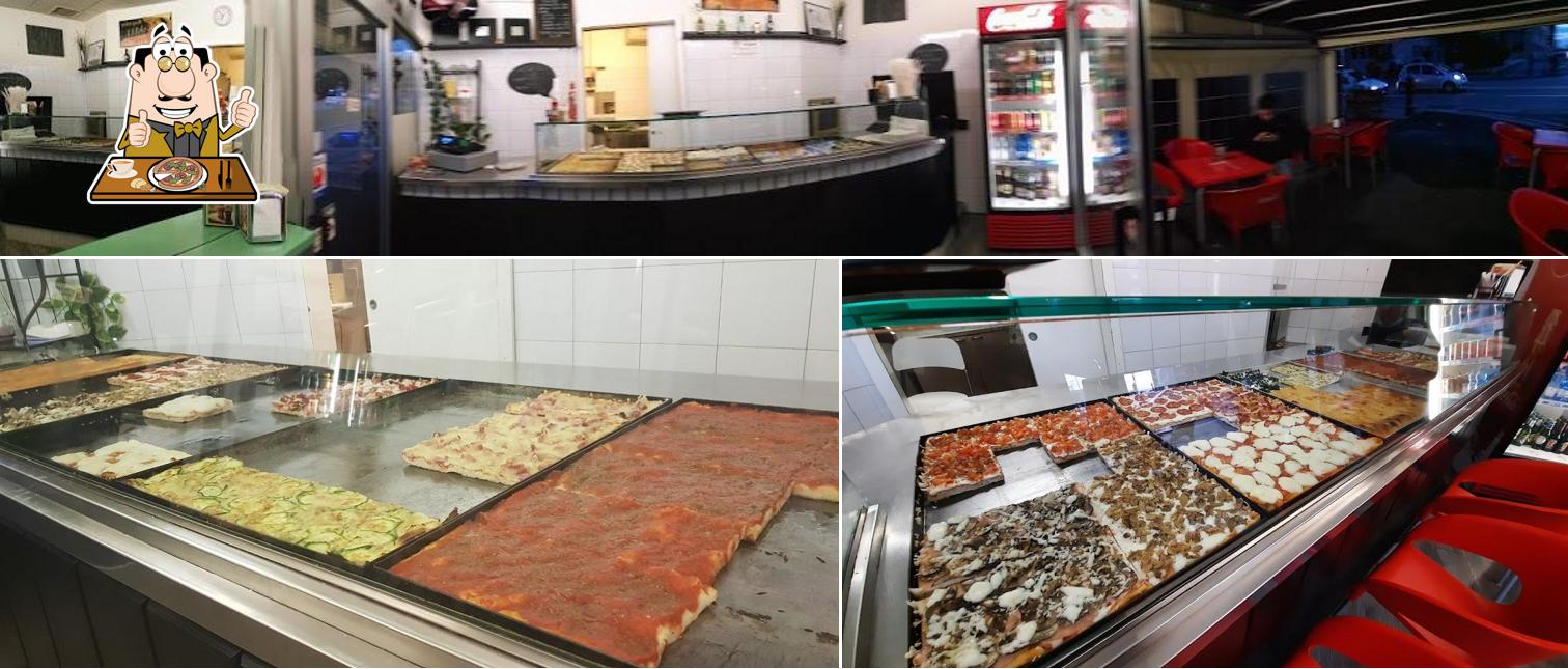 A Orchidea Blu pizzeria a taglio, puoi prenderti una bella pizza