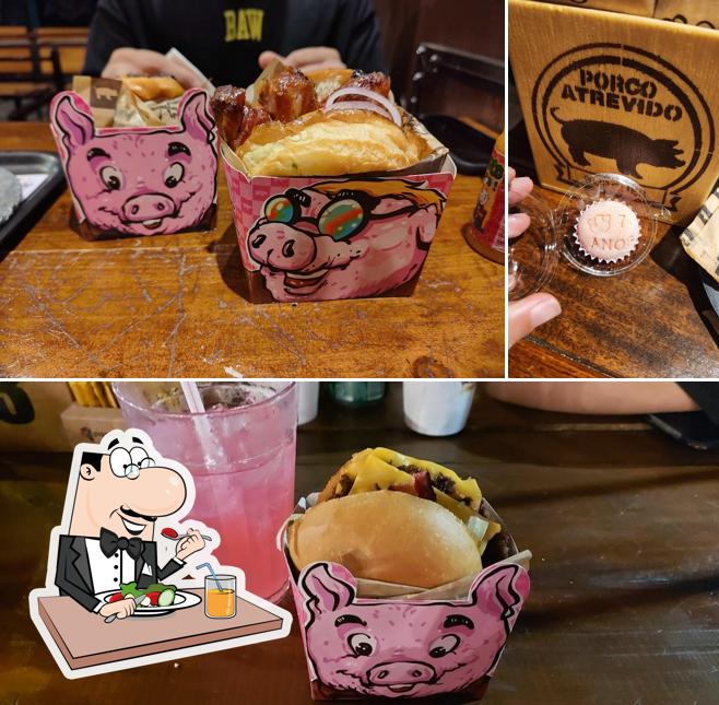 Comida em Porco Atrevido