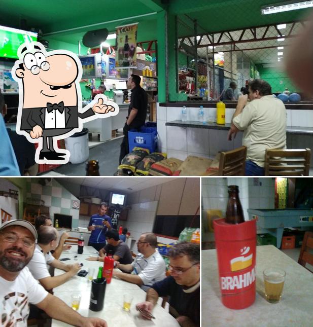 O interior do Bar e Cancha do Pedrinho Conveniência