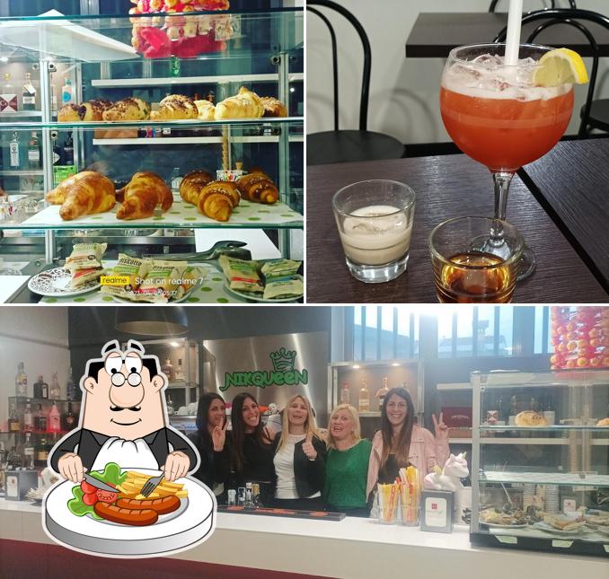 La cibo e interni del ristorante