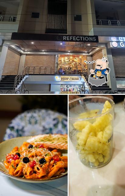 The restaurant's food and exterior