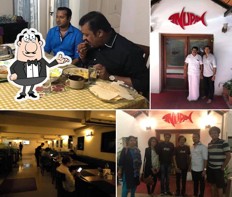 The interior of Anupam