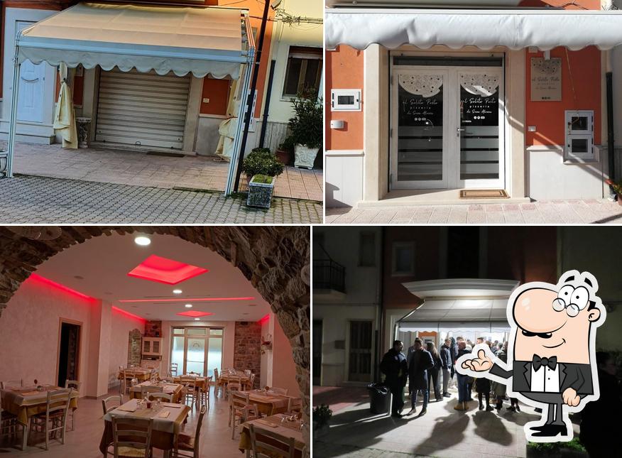La interni e esterno del ristorante