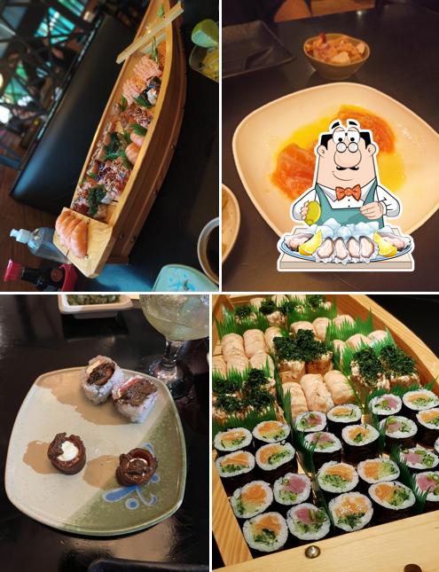 Ostras em Bikkuri Sushi Bar