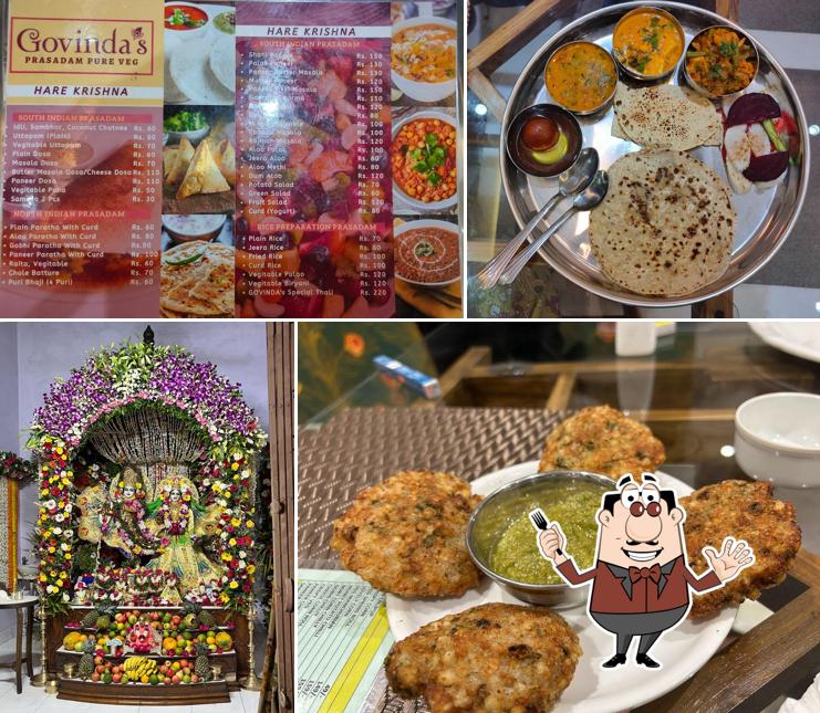 Food at ISKCON Govinda's Prasadam Pure Veg