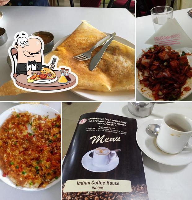 Pick pizza at Indian Coffee House