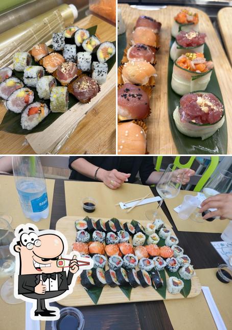 Prenditi le diverse opzioni di sushi