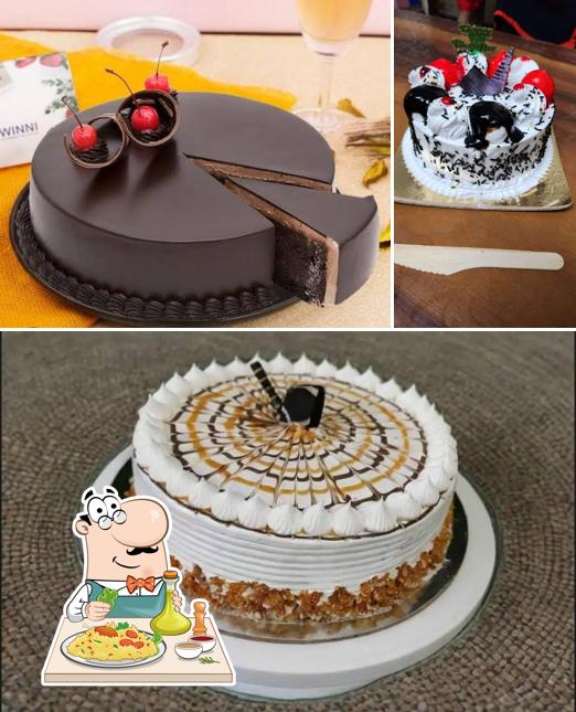 Food at VIP Cake Wala