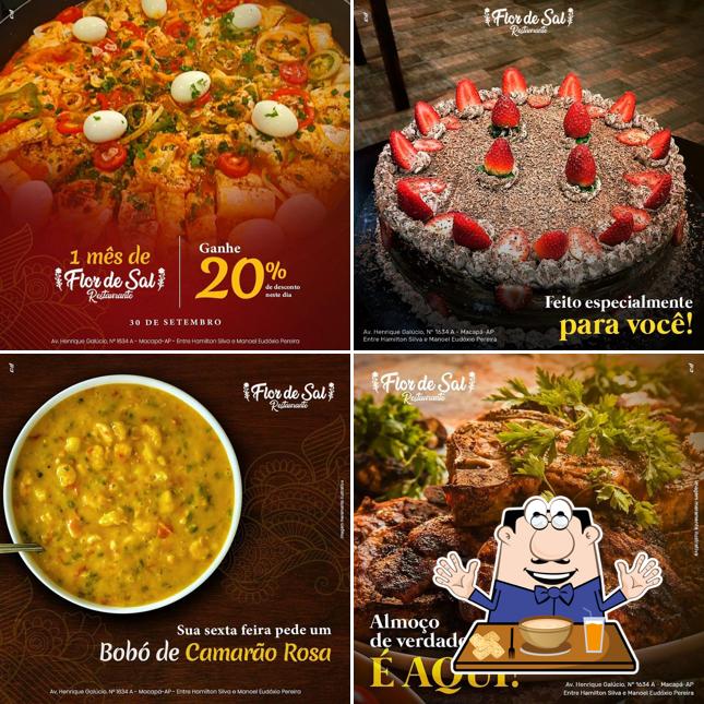 Sopa de moluscos em Restaurante Flor de Sal