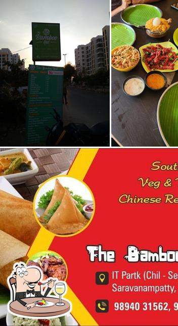 Food at The Bamboo Hut