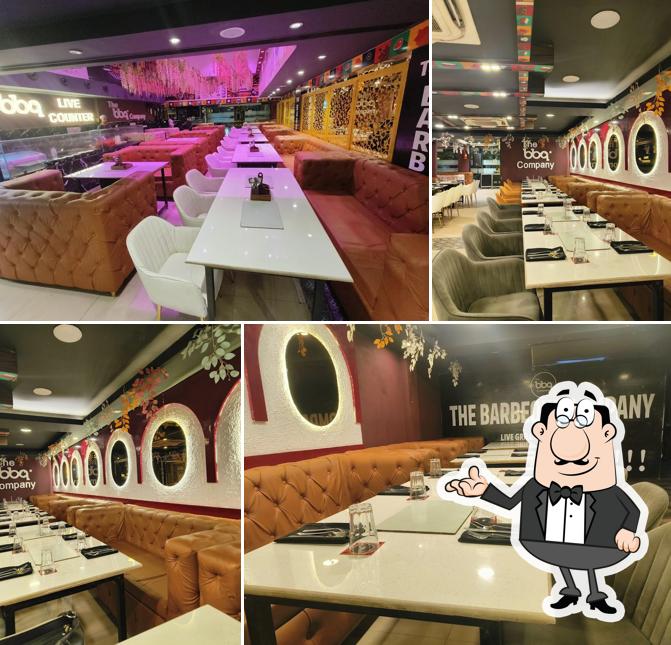 The interior of The barbeque company (KANPUR)