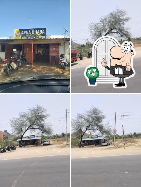 The exterior of APNA DHABA