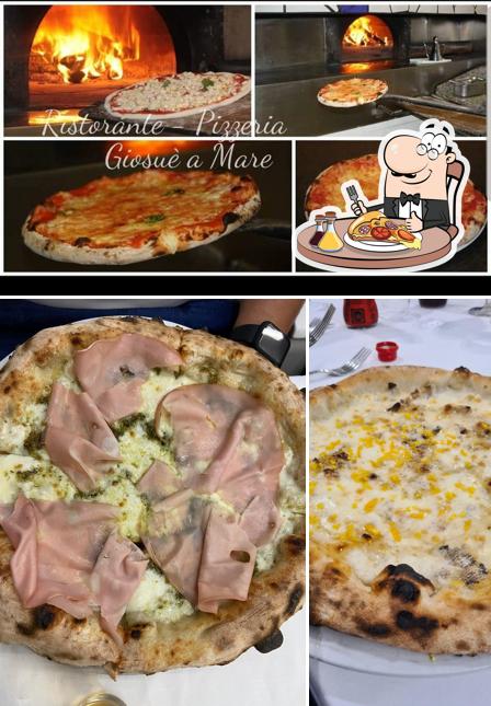 Scegli una pizza a Hotel Giosue A Mare