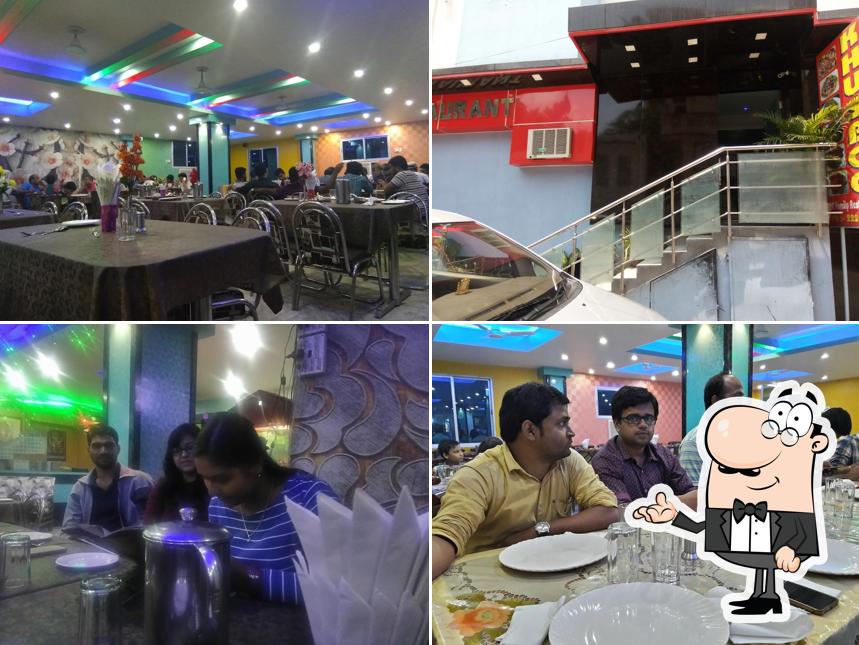 The interior of Khusboo Restaurant