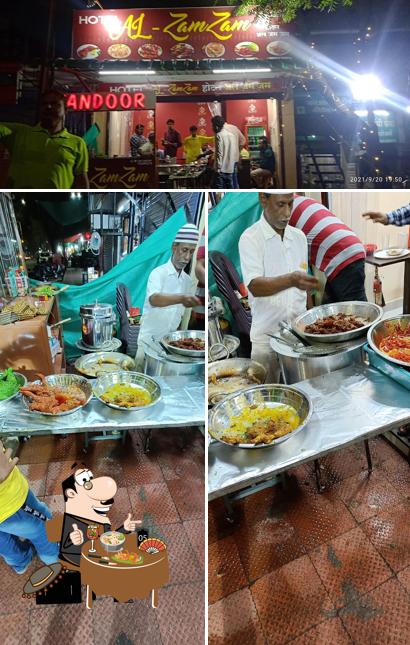 Food at Al Zam Zam hotel